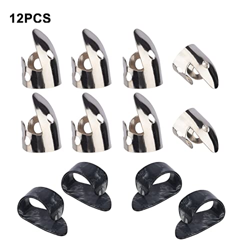 BPSJKET Lot de 12 médiators électriques robustes et multifonctions en acier inoxydable pour guitare, durable, réglable… - Les Beatles, Paul McCartney, John Lennon, RIngo Starr, George Harrison BPSJKET Lot de 12 médiators électriques robustes et multifonctions en acier inoxydable pour guitare, durable, réglable… – Image 3