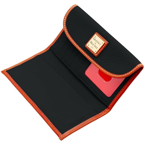 Dooney & Bourke Women's Continental Clutch in Pebble Grain Leather, Trifold Wallet with Multiple Card Holder3