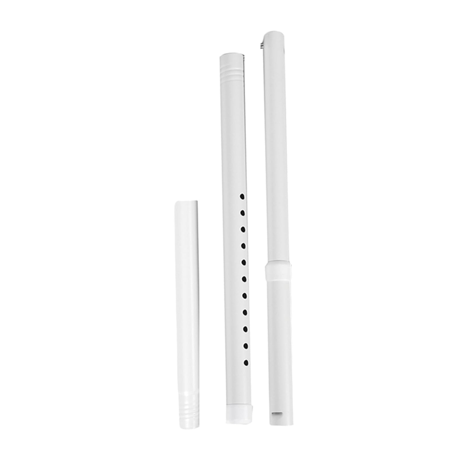 Tringle à Rideau de Séparation de Pièce Réglable du Sol au Plafond, Installation Facile pour Cloison de Pièce dans les Dortoirs et les Bureaux en Acier au Carbone (Blanc mat)
