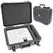 Casematix Video Projector Hard Case Fits Epson PowerLite and Home Cinema Dlp Wxga 1080p 3D Projectors for Select Models Pro EX9200, 1761W, 1284,640, 740HD, 1040 and More