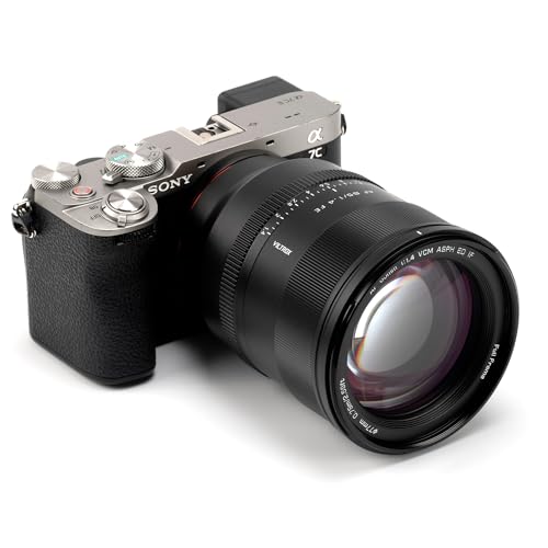 Image of VILTROX 85mm F1.4 Pro FE Full Frame Lens Auto Focus Large Aperture Prime Portrait Lens with Hyper VCM Motor Compatible with Sony E-Mount Cameras a7c a7RII a7RIII a7RIV a7SIII a9 FX3 A1 A93 ZVE1