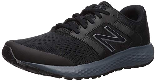 New Balance mens 520 V5 Running Shoe, Black/Lead, 11 X-Wide US
