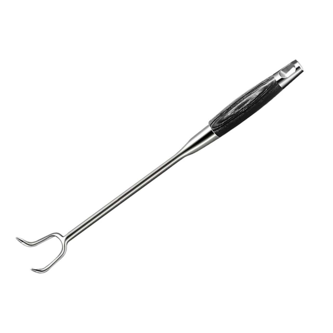 STOBAZA Cooking Barbecue Turner Hook Meat Flipper for Restaurant Meat Hanging Hooks Stainless Steel