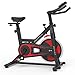 LETSPLAY Indoor Exercise Bike with Matt Black Frame Handlebar Aluminium Padels Ergonomic Seat for Home
