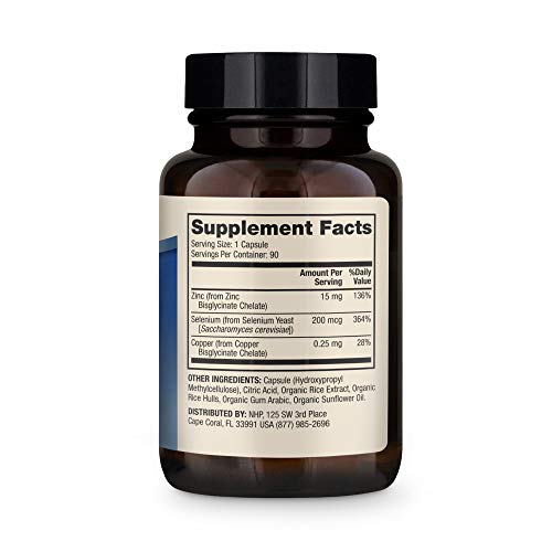 Dr. Mercola Zinc Plus Selenium Dietary Supplement, 90 Servings (90 Capsules), Supports Immune And Overall Health, Non Gmo, Soy Free, Gluten Free #TOP1