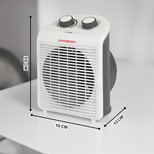 Clatronic 263951 Termowentylator, Biały, 1 Sztuka