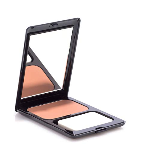 Terry Jacobs Powder Creme Make-Up | Perfect Finish and Long Wearing Coverage with Sponge | Natural Powder Flawless Cover | Long Lasting All Day Wear and Non Greasy, Neutral Light