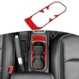 RT-TCZ for Wrangler JL Front Cup Holder Trim Red for Jeep Wrangler JL JLU 2018+ for Gladiator JT 2020+ Red Interior Accessories