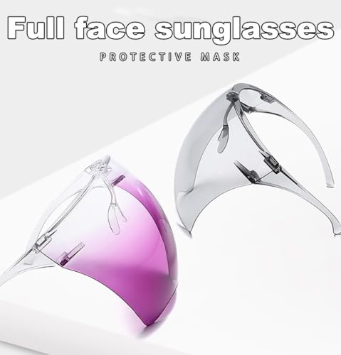 Full Face Sunglasses, Outdoor Polarized Futuristic Trendy Sunglasses for Women Men, for Wayfarer, Beach Activities2