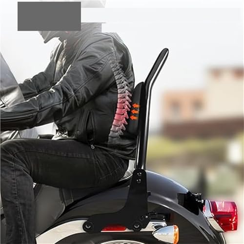 Dossier passager amovible de 22 pouces pour moto Sport Glide et Low Rider ST avec fixation - 3