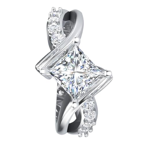 Bague zircon blanc au raffinement unique et finitions soignées