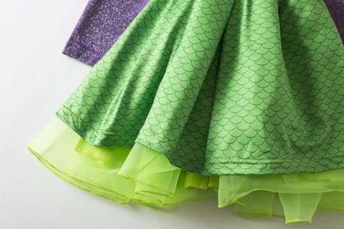 Disfraz Celia Monsters Inc para niñas con diadema Medusa miniatura 6