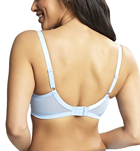 Image of Panache Tango Balcony Bra for Women - Wired, Non-Padded Full Cup Support with Leaf Embroidery
