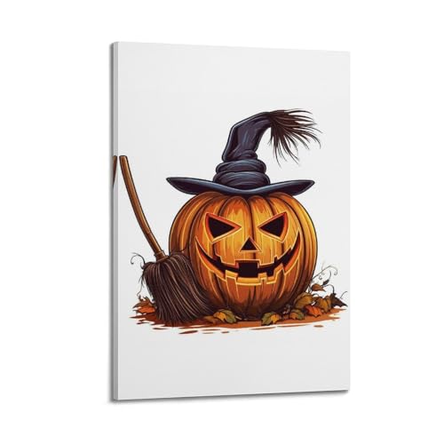 Poster d'illustration d'Halloween sur toile, l'idée cadeau idéale pour décorer une chambre