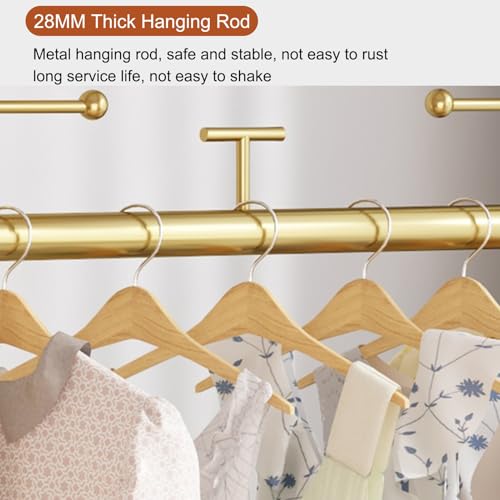 Support de rangement de garde-robe autonome pour vêtements longs