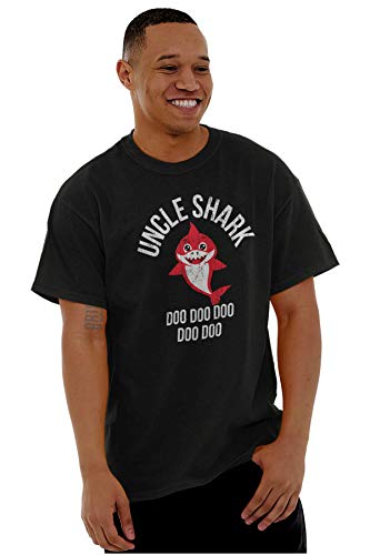 Uncle Shark Doo Do Silly Cute Family Mens Graphic T Shirt Tees #TOP5
