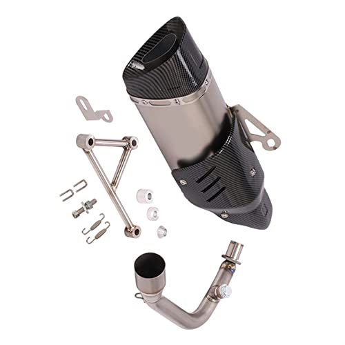 Tubo de escape silenciador de 51mm con enlace de titanio para Vespa Primavera 150 2015-2021