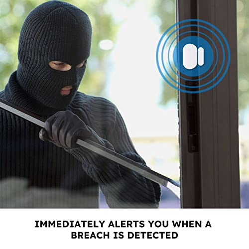 Ouvopo Home Alarm System 7 Piece, Wifi Smart Alarm System For Home Security , App Alert, No Contract , Work With Alexa, Diy Alarm Siren, Door Windor Motion Sensor, Keypad, For House Apartment Office #TOP5