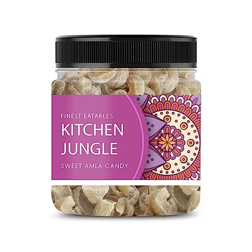 Kitchen Jungle Dried Dry Sweet Amla Candy (Indian Gooseberry) (300 G (Pack OF 2))