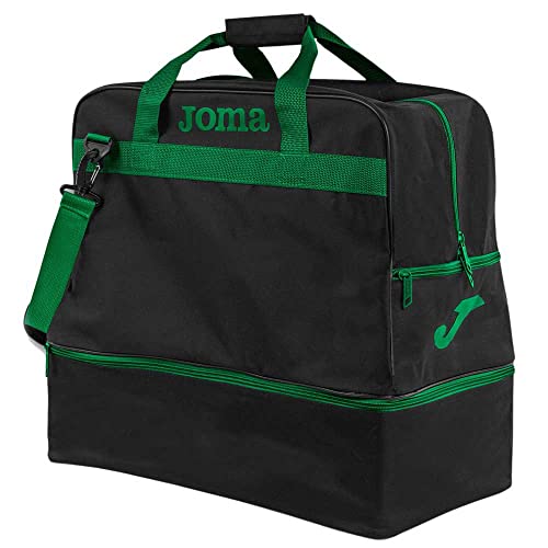 Joma S Borsa sportiva grande Training III, Unisex-Adult, Nero Verde