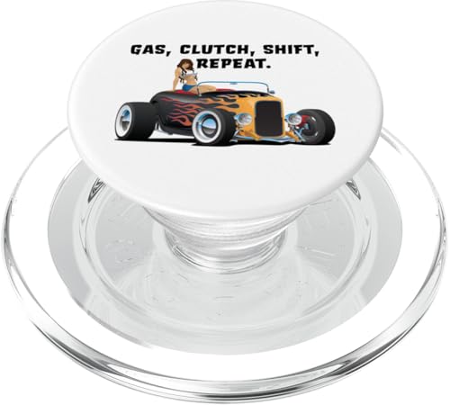 Frizione a gas ripetizione cambio Hotrod Car Design PopSockets PopGrip per MagSafe classico