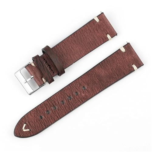 [X] g{vvoh 18mm 20mm 22mm 24mm XeXX`[ sobN vXgbv oh xg p vXgbv(E-Dark Coffee,18mm)