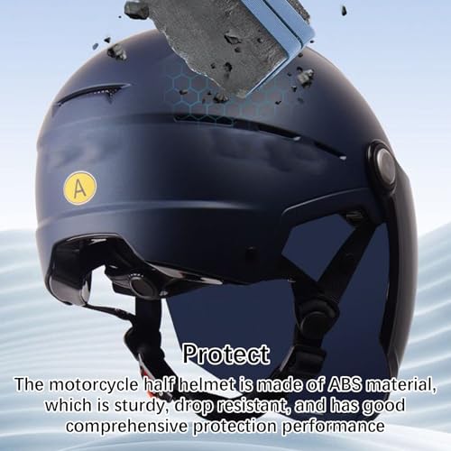 Casco protector homologado ECE JATIBOSH acabado retro de alta definición 3