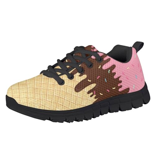 SYtrade Kids Casual Running Sports Shoes for Girls Black Sole Walking Lightweight Gym Sneaker2