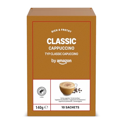 by Amazon 10 bolsitas de capuchino, 10 unidades de 14 g, paquete de 10