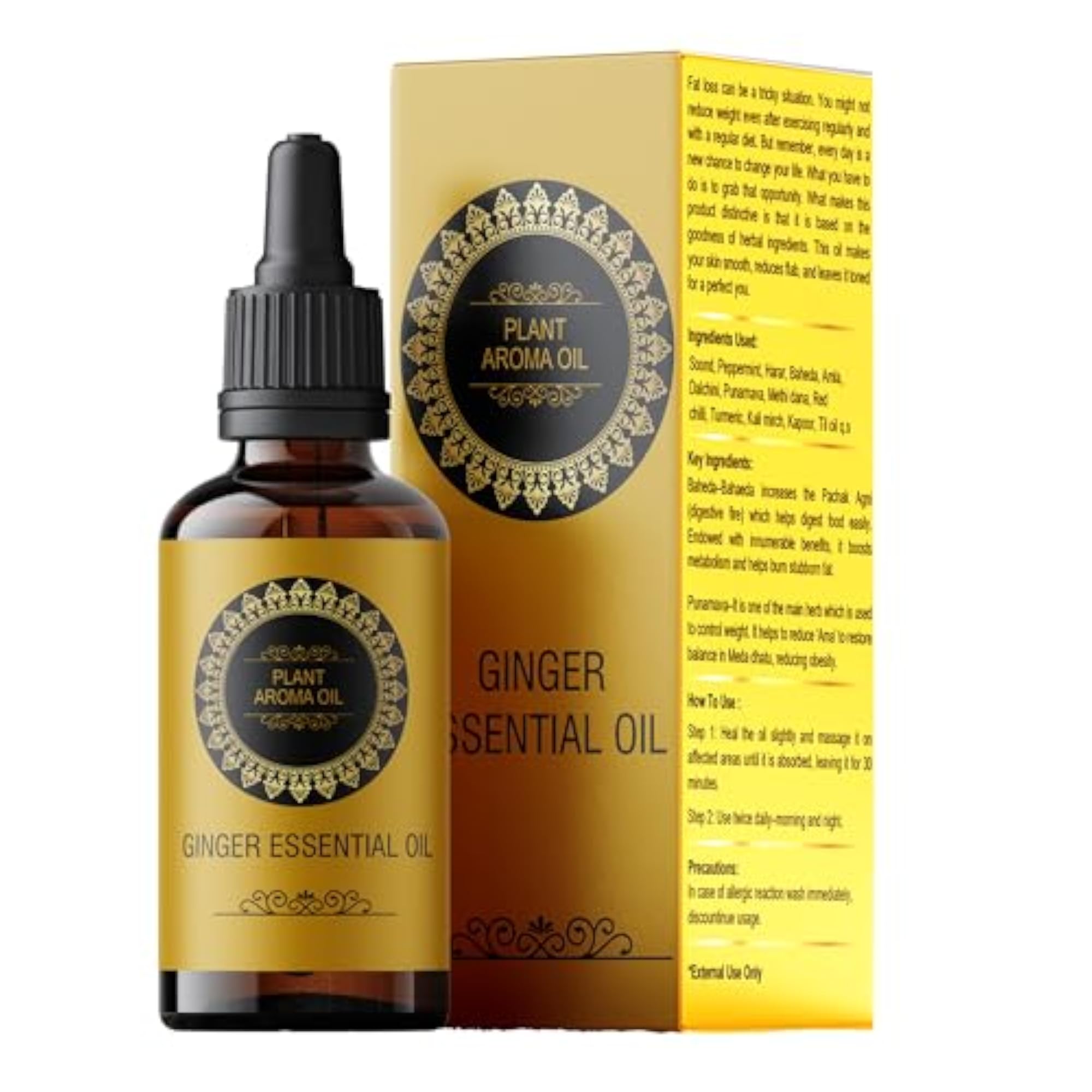 7DAYSNATURAL Ginger Essential Aroma, 30 ml