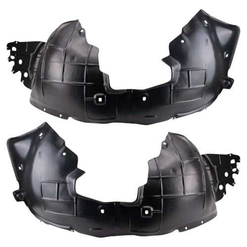 Image of TRQ Front Inner Fender Liner Set Compatible with 2014-2016 Buick LaCrosse GM1248256 GM1249256