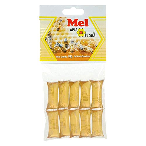 Mel de Abelhas Sachê - Cartela 40g, Linha Mel Puro Apis Flora