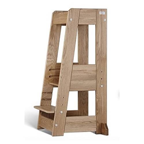 tiSsi ® Lernturm, Entdeckerturm Montessori mitwachsend Eiche Natur