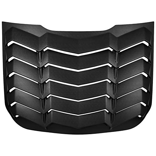 Rear Side Window Scoop Louvers Windshield Sun Shade Cover Compatible With Ford Fusion 2013 2014 2015 2016 2017 2018 2019 2020 (1Pcs Rear Window Louver) #TOP1