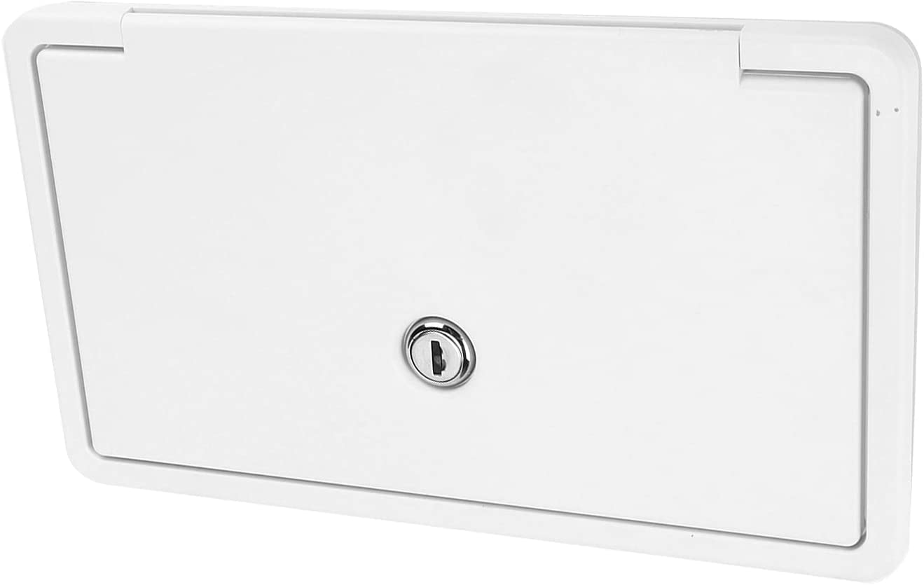 Zatrzask z przyciskiem, zamki krzywkowe, właz kempingowy 231 x 118 mm, osłona kabla elektrycznego do kampera z zamkiem/małymi drzwiami, zewnętrzne zasilanie elektryczne do łodzi, przyczepy kempingowej