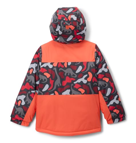 Columbia Youth Lightning Lift IV Printed Jacket, Shark Dinoflauge/Zing, Small2