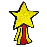 Pawprint Family Parche de estrella dorada para coser | Producto oficial de Julia Donaldson y Axel Scheffler's Zog