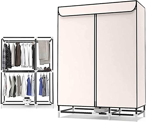 Portable Dryer,850W Electric Clothes Dryer Machine,PTC Hot Air Heated Clothes Airer with Automatic Timer,Large Capacity 30kg Double Layer Dryer,for Apartments,RV,Laundry,and More,B,No Foldable