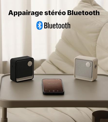 Enceinte Bluetooth Edifier ES20 son 360 avec application ConneX noire