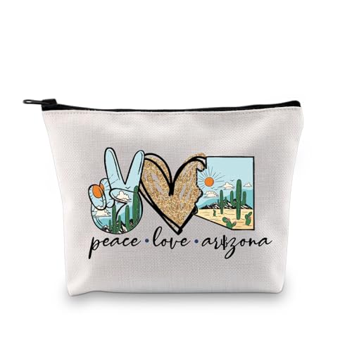 XYANFA State Makeup Bag Desert Souvenir Gift Trip Vacation Lover Travel Vacation Cosmetic Bag