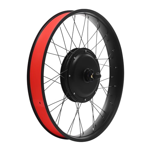 26 inch Fat-Bike Fatbike ombouwset E-bike borstelloze voorwielmotor kit met lcd-display, schijfrem, 48 V, 1000 W - Afbeelding 4