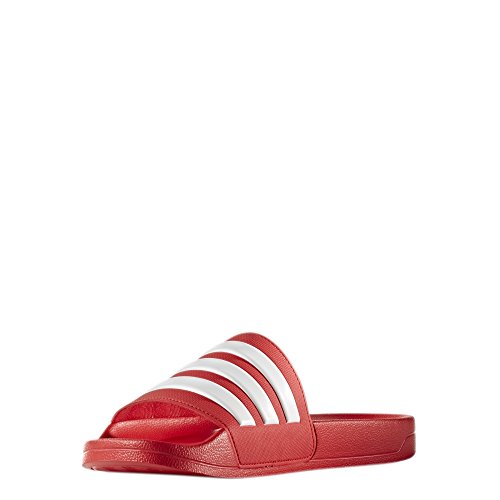 adidas Unisex Adilette Shower Schlappen, Rot, 43 EU adidas Unisex Adilette Shower Schlappen, Rot, 43 EU