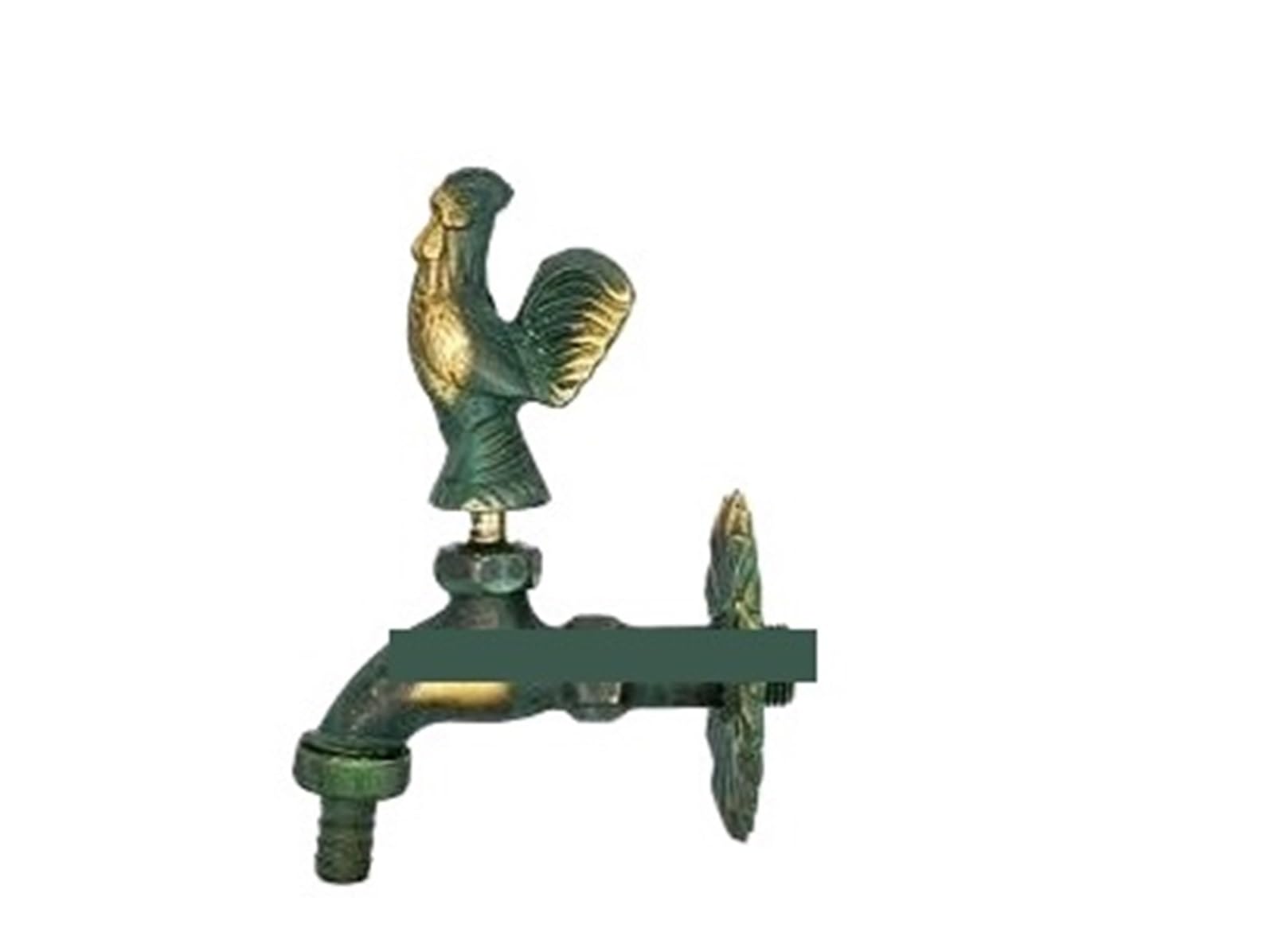 Outside Tap Outdoor Garden Faucet Shape Bibcock with Antique Brass Tap for Washing Mop/Garden Watering(TYPE0)