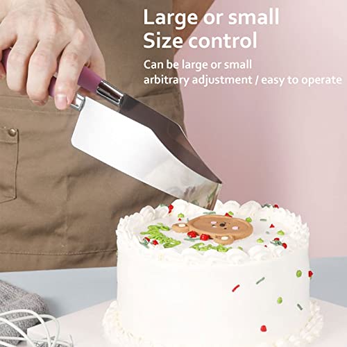 Chqlpbf 2Pcs Cake Knife Slicer,Stainless Steel Cake Server,Pie Server,Cake Cutter,For Birthday Party Wedding And All The Events,Cakes, Pie, Desserts And Pizza #TOP5