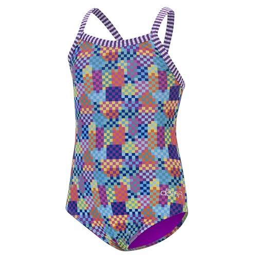 Image of Dolfin Little Girls One Piece Swimsuit for Little Girls and Toddlers