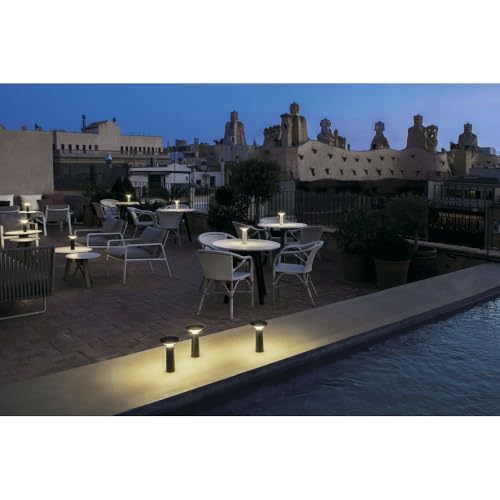 Lampe à poser Cocktail LED 3W noire design pour table - 5