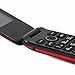 Cuifati Flip Phone for Seniors Unlocked, 3G LTE Dual SIM Big Phone with Powerful Speaker Large Keys and LED Lights SOS Function Long Battery Life, Supports 2G GSM (U.S.
