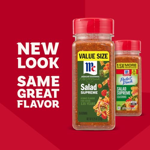 Image of McCormick Perfect Pinch Salad Supreme Seasoning, 8.25 oz (Pack of 6)