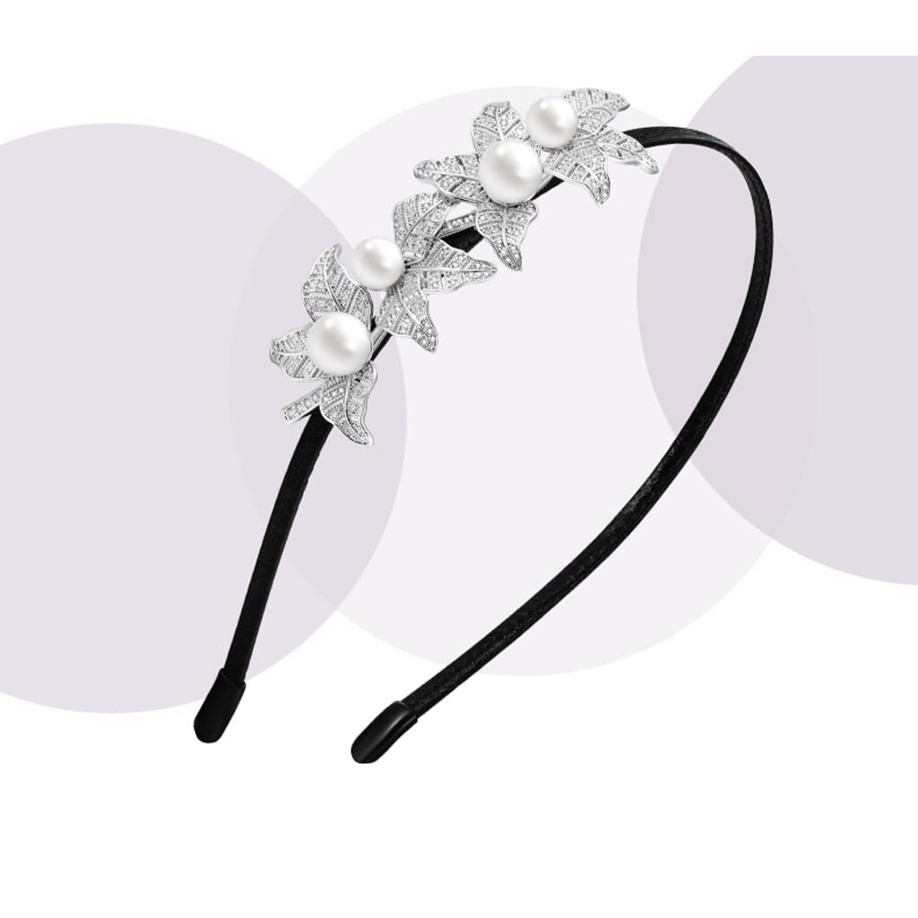 Bobinas Para El Cabello Con Cola De Caballo Gomas Damas de temperamento soplan pelo con peinado de perlas de cristal con peinado de pelo de ratán for cumpleaños Bobinas para el cabello con cola de cab