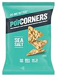 Popcorners Natural Popped Corn Chips 5-Ounce Package, Sea salt Flavor (Case of 6)